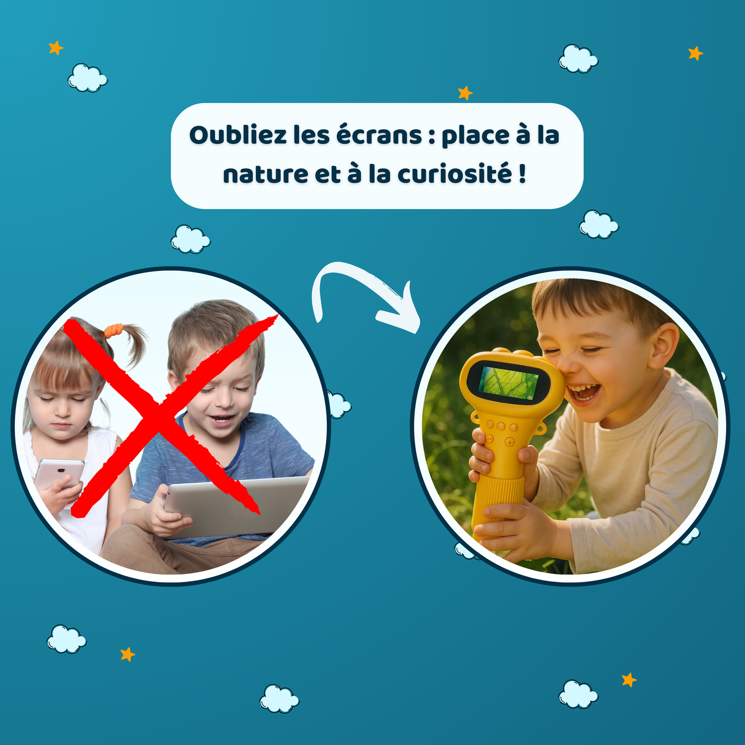 Microscope pour enfants jaune